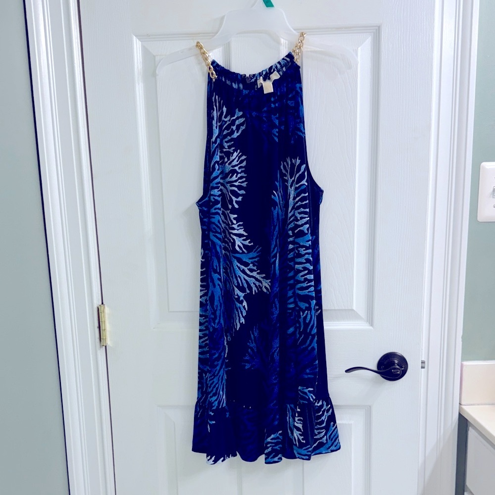 SALE🏝️Michael Kors Blue and Black Dress